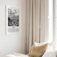 Thimphu Print Black and White, Thimphu Wall Art, Thimphu Poster, Thimphu Photo, Thimphu Wall Décor, Thimbu, Thimpu, Bhutan