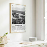 Thousand Islands Print Black and White, Thousand Islands Wall Art, Thousand Islands Poster, Thousand Islands Photo, New York, USA