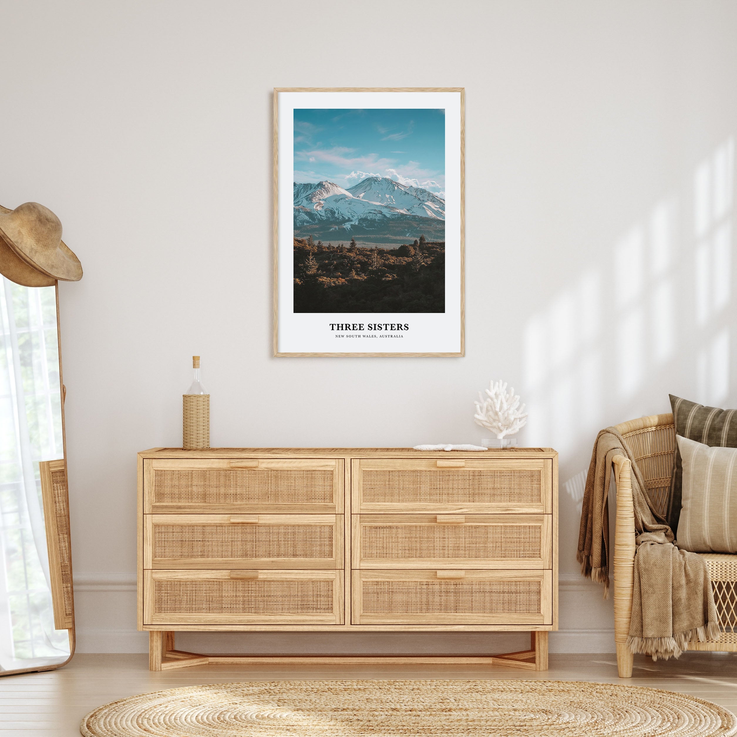 Three Sisters Portrait Color Poster