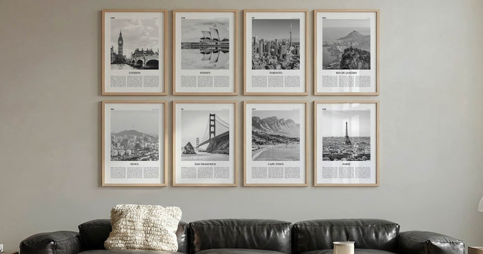 One place is a print. Three is a story