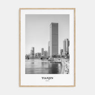 Tianjin Portrait B&W Poster