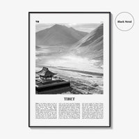 Tibet Print Black and White, Tibet Wall Art, Tibet Poster, Tibet Photo, Tibet Wall Decor, Country Art Print, Tibetan, 西藏