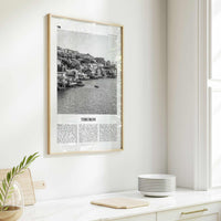 Tiburon Print Black and White, Tiburon Wall Art, Tiburon Poster, Tiburon Photo, Tiburon Wall Décor, Tiburon Map, California, USA