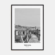 Tijuana Portrait B&W Poster