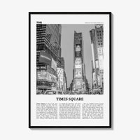 Times Square Print Black and White, Times Square Wall Art, Times Square Poster, Times Square Photo, Times Square Wall Décor, New York, USA