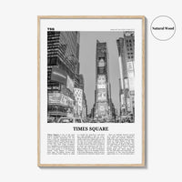 Times Square Print Black and White, Times Square Wall Art, Times Square Poster, Times Square Photo, Times Square Wall Décor, New York, USA