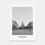Timisoara Portrait B&W No 2 Poster