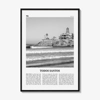 Todos Santos Print Black and White, Todos Santos Wall Art, Todos Santos Poster, Todos Santos Photo, Todos Santos Wall Décor, Mexico