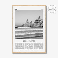 Todos Santos Print Black and White, Todos Santos Wall Art, Todos Santos Poster, Todos Santos Photo, Todos Santos Wall Décor, Mexico