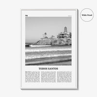 Todos Santos Print Black and White, Todos Santos Wall Art, Todos Santos Poster, Todos Santos Photo, Todos Santos Wall Décor, Mexico