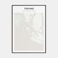 Tofino Map Portrait Poster