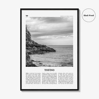 Tofino Print Black and White, Tofino Wall Art, Tofino Poster, Tofino Photo, Tofino Wall Décor, British Columbia, Canada