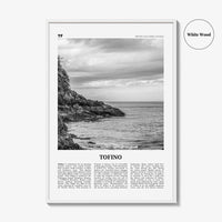 Tofino Print Black and White, Tofino Wall Art, Tofino Poster, Tofino Photo, Tofino Wall Décor, British Columbia, Canada