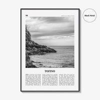 Tofino Print Black and White, Tofino Wall Art, Tofino Poster, Tofino Photo, Tofino Wall Décor, British Columbia, Canada