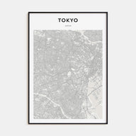 Tokyo Map Portrait Poster