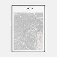 Tokyo Map Portrait Poster