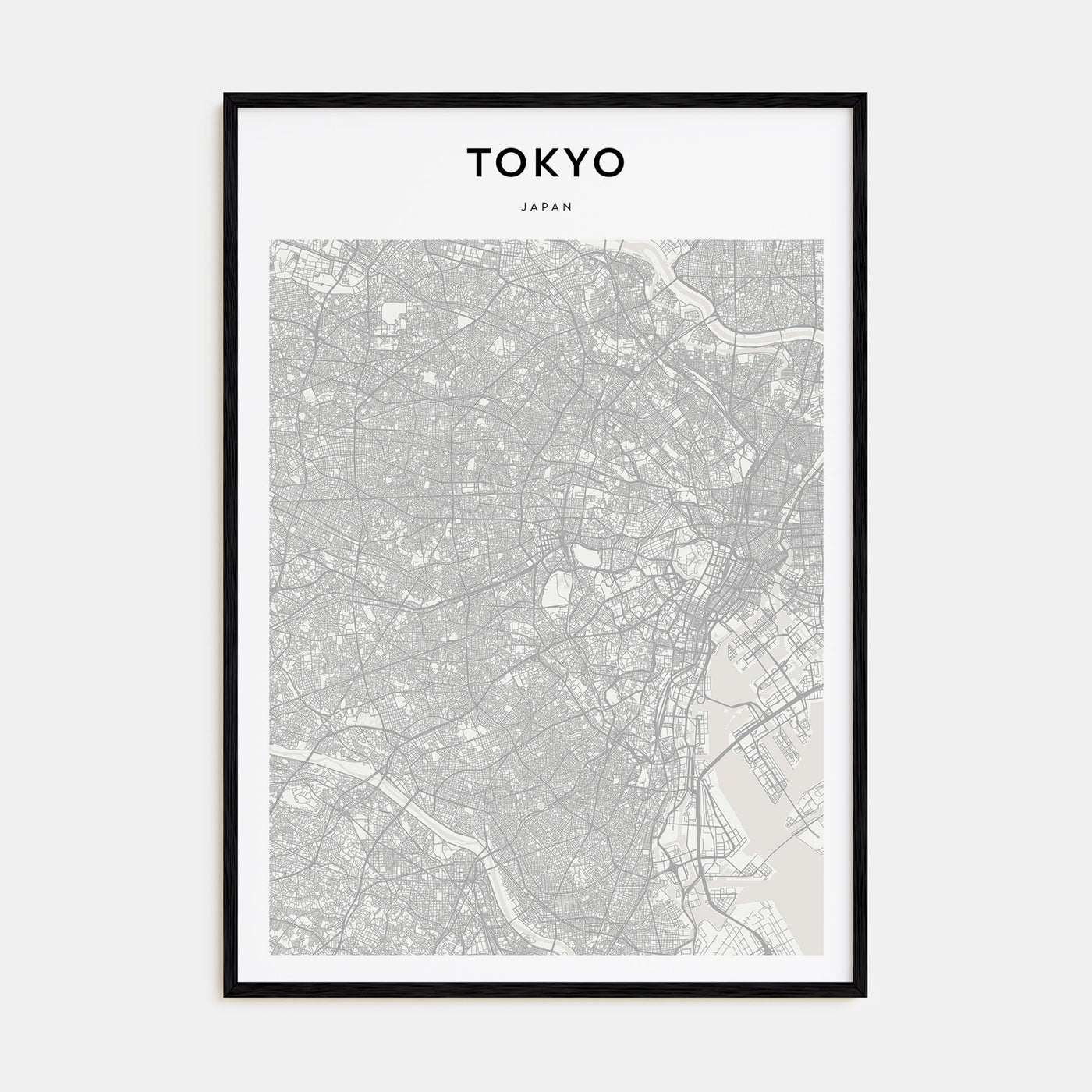 Tokyo Map Portrait Poster