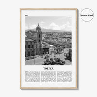 Toluca Print Black and White, Toluca Wall Art, Toluca Poster, Toluca Photo, Toluca Wall Décor, Mexico