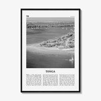 Tonga Print Black and White, Tonga Wall Art, Tonga Poster, Tonga Photo, Tonga Wall Decor, Puleʻanga Fakatuʻi ʻo Tonga, Nukuʻalofa