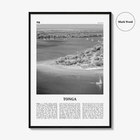 Tonga Print Black and White, Tonga Wall Art, Tonga Poster, Tonga Photo, Tonga Wall Decor, Puleʻanga Fakatuʻi ʻo Tonga, Nukuʻalofa