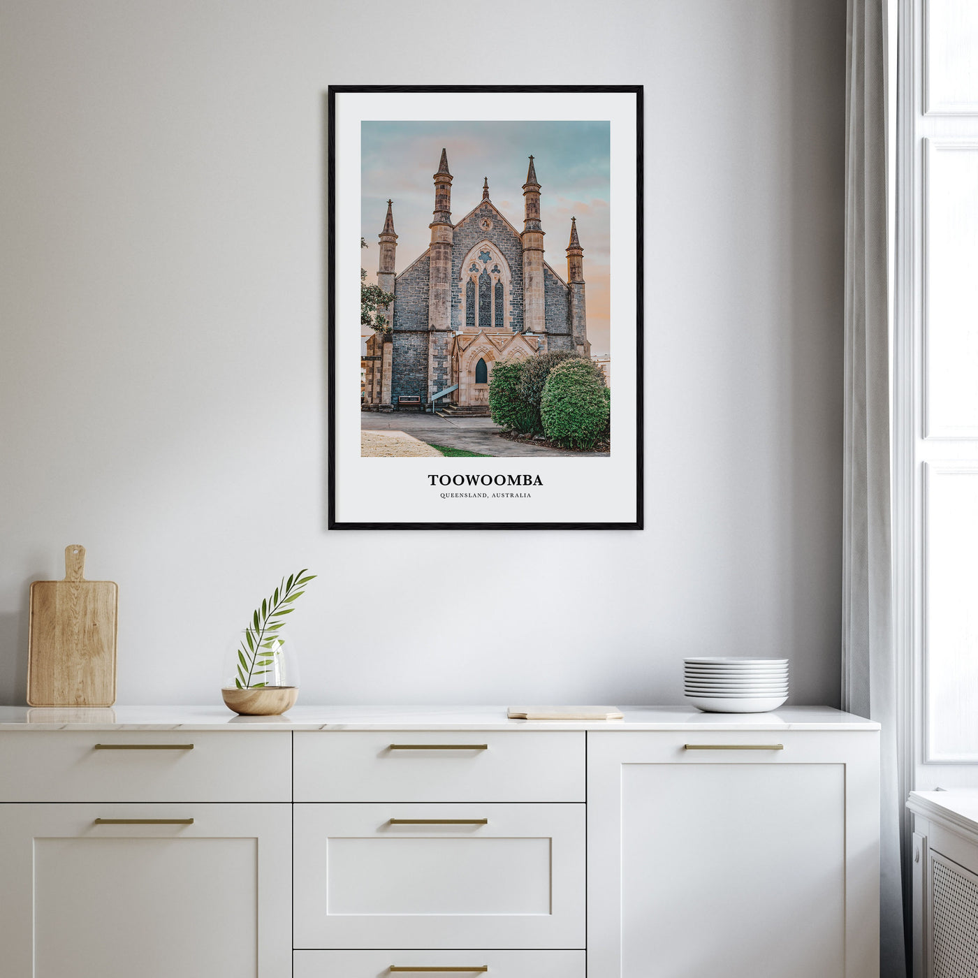 Toowoomba Portrait Color Poster