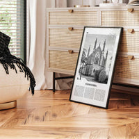 Toowoomba Print Black and White, Toowoomba Wall Art, Toowoomba Poster, Toowoomba Photo, Toowoomba Wall Décor, Toowoomba Map, Australia