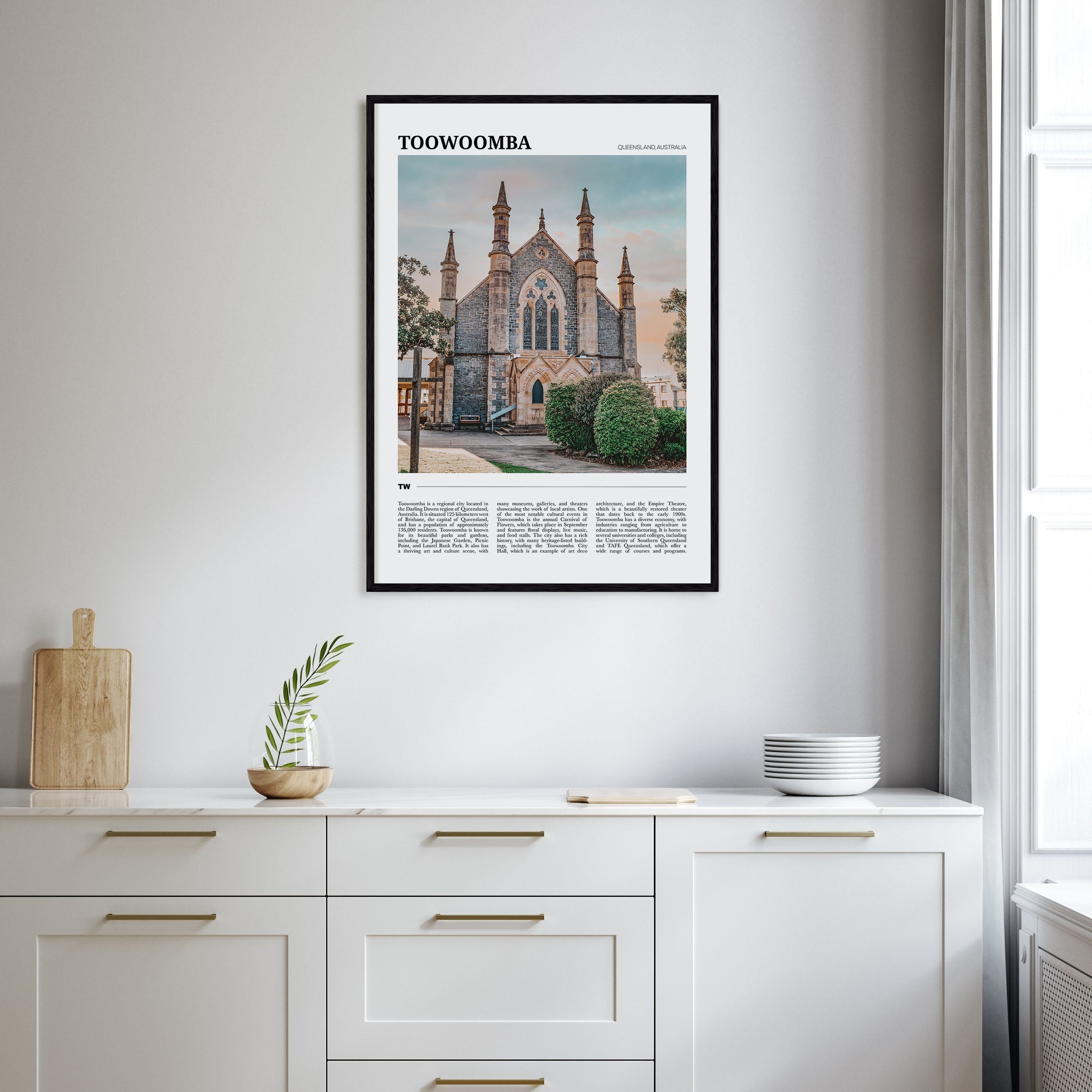 Toowoomba Travel Color Poster