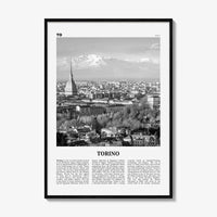 Torino Print Black and White, Torino Wall Art, Torino Poster, Torino Photo, Torino Wall Décor, Torino Map, Italia