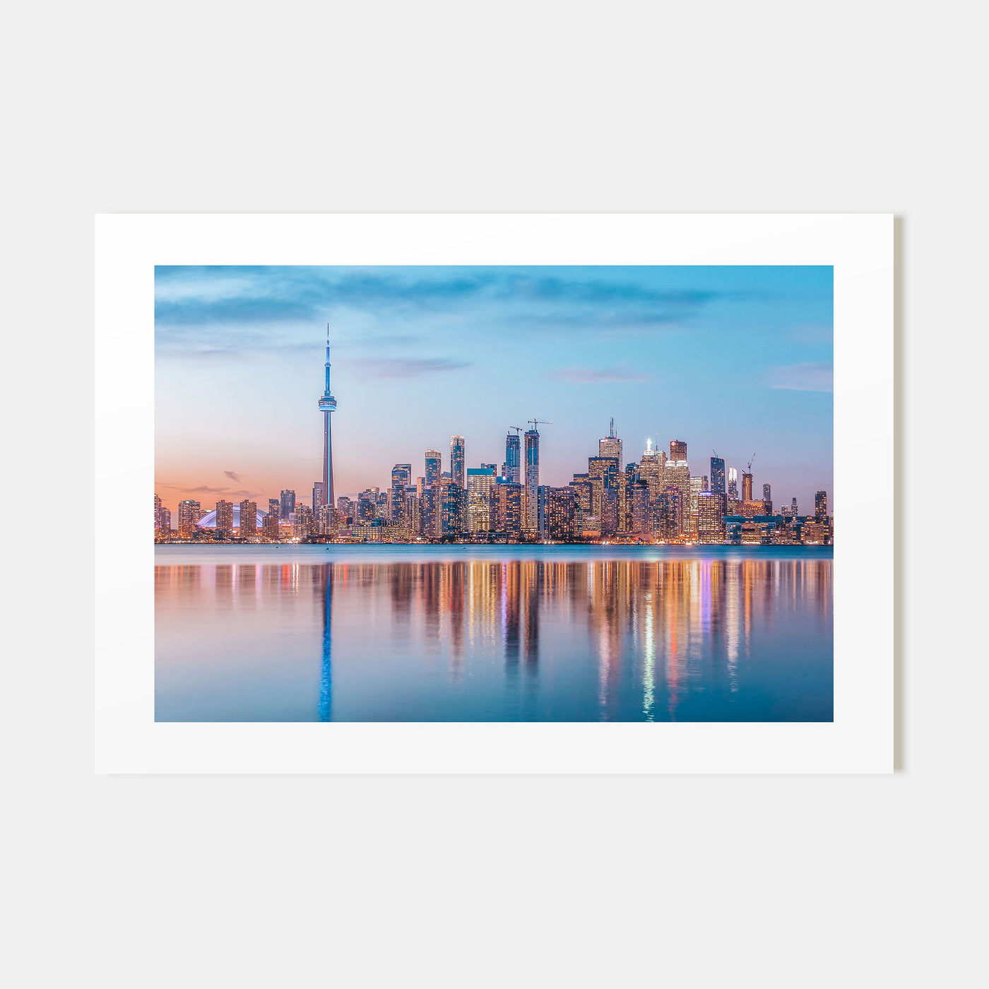 Toronto Landscape Color Poster