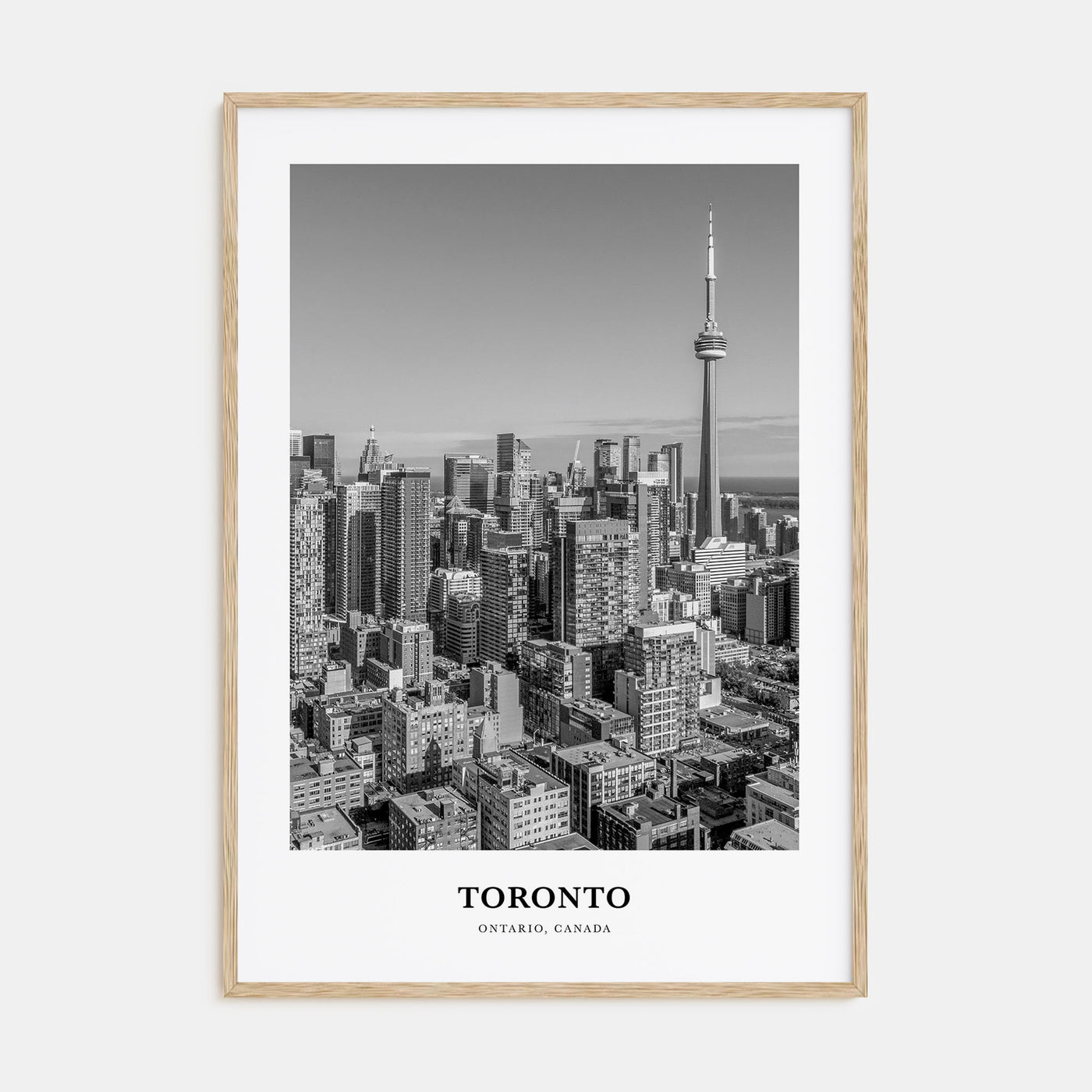 Toronto Portrait B&W No 1 Poster