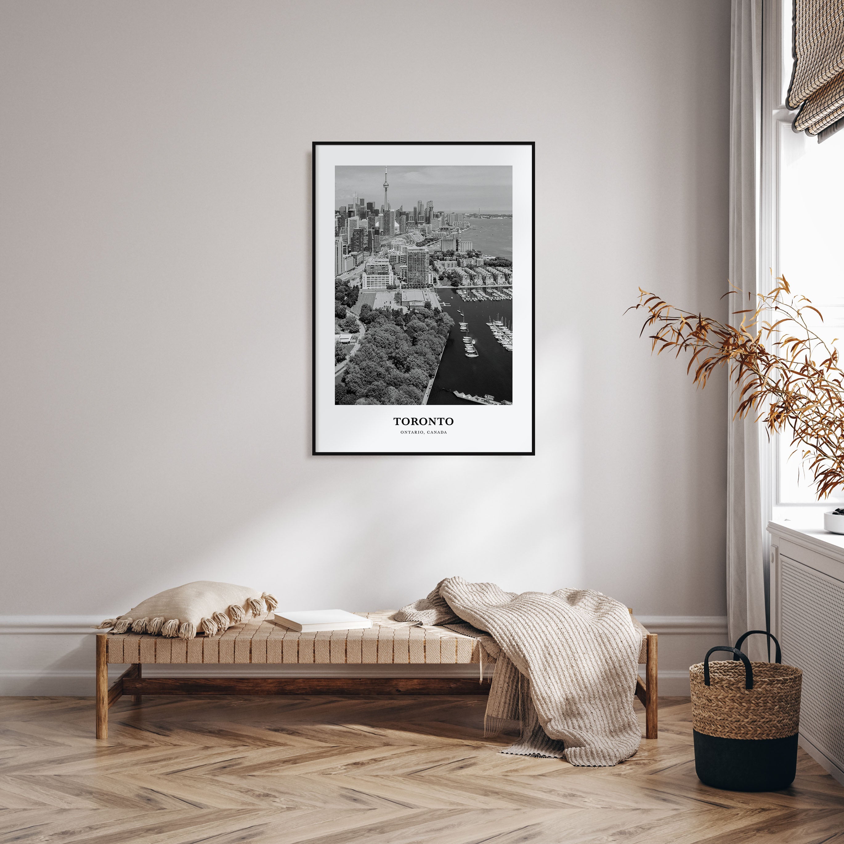 Toronto Portrait B&W No 2 Poster