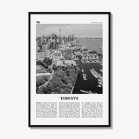 Toronto Print Black and White No 2, Toronto Wall Art, Toronto Poster, Toronto Photo, Toronto Wall Decor, Ontario, Canada, North America