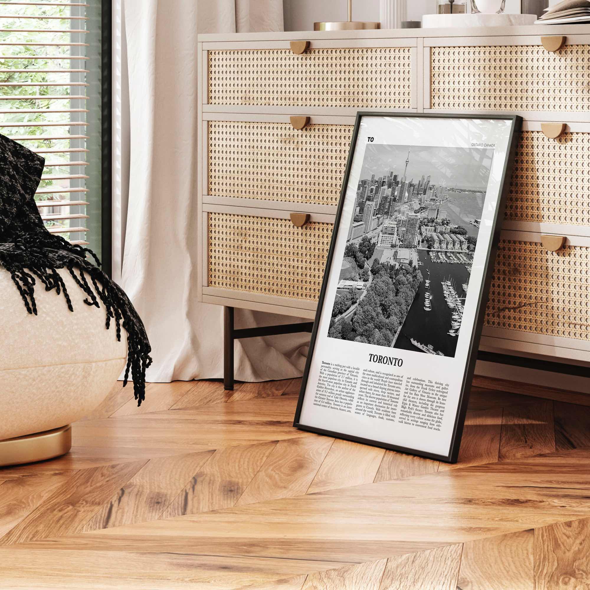 Toronto Print Black and White No 2, Toronto Wall Art, Toronto Poster, Toronto Photo, Toronto Wall Decor, Ontario, Canada, North America