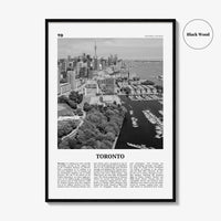 Toronto Print Black and White No 2, Toronto Wall Art, Toronto Poster, Toronto Photo, Toronto Wall Decor, Ontario, Canada, North America