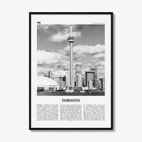 Toronto Print Black and White No 3, Toronto Wall Art, Toronto Poster, Toronto Photo, Toronto Wall Decor, Ontario, Canada, North America