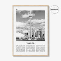 Toronto Print Black and White No 3, Toronto Wall Art, Toronto Poster, Toronto Photo, Toronto Wall Decor, Ontario, Canada, North America