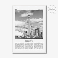 Toronto Print Black and White No 3, Toronto Wall Art, Toronto Poster, Toronto Photo, Toronto Wall Decor, Ontario, Canada, North America