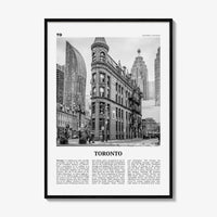 Toronto Print Black and White No 4, Toronto Wall Art, Toronto Poster, Toronto Photo, Toronto Wall Decor, Ontario, Canada, North America