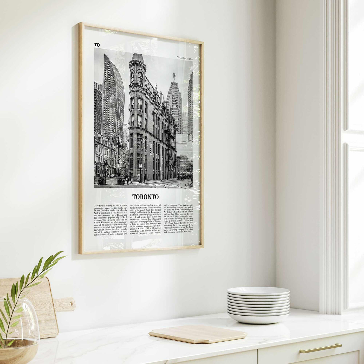 Toronto Print Black and White No 4, Toronto Wall Art, Toronto Poster, Toronto Photo, Toronto Wall Decor, Ontario, Canada, North America