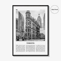 Toronto Print Black and White No 4, Toronto Wall Art, Toronto Poster, Toronto Photo, Toronto Wall Decor, Ontario, Canada, North America