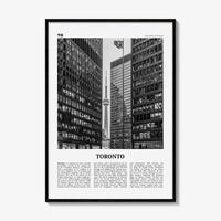 Toronto Print Black and White No 5, Toronto Wall Art, Toronto Poster, Toronto Photo, Toronto Wall Decor, Ontario, Canada, North America