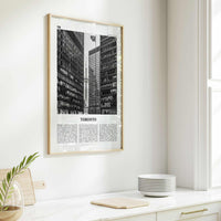 Toronto Print Black and White No 5, Toronto Wall Art, Toronto Poster, Toronto Photo, Toronto Wall Decor, Ontario, Canada, North America