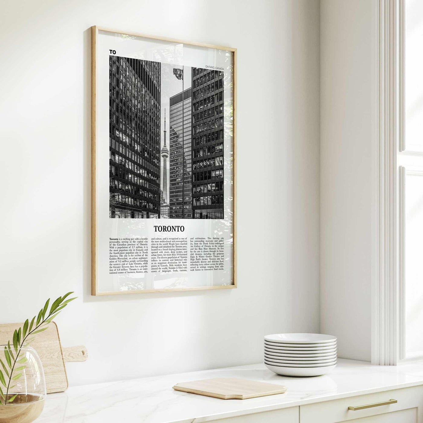 Toronto Print Black and White No 5, Toronto Wall Art, Toronto Poster, Toronto Photo, Toronto Wall Decor, Ontario, Canada, North America