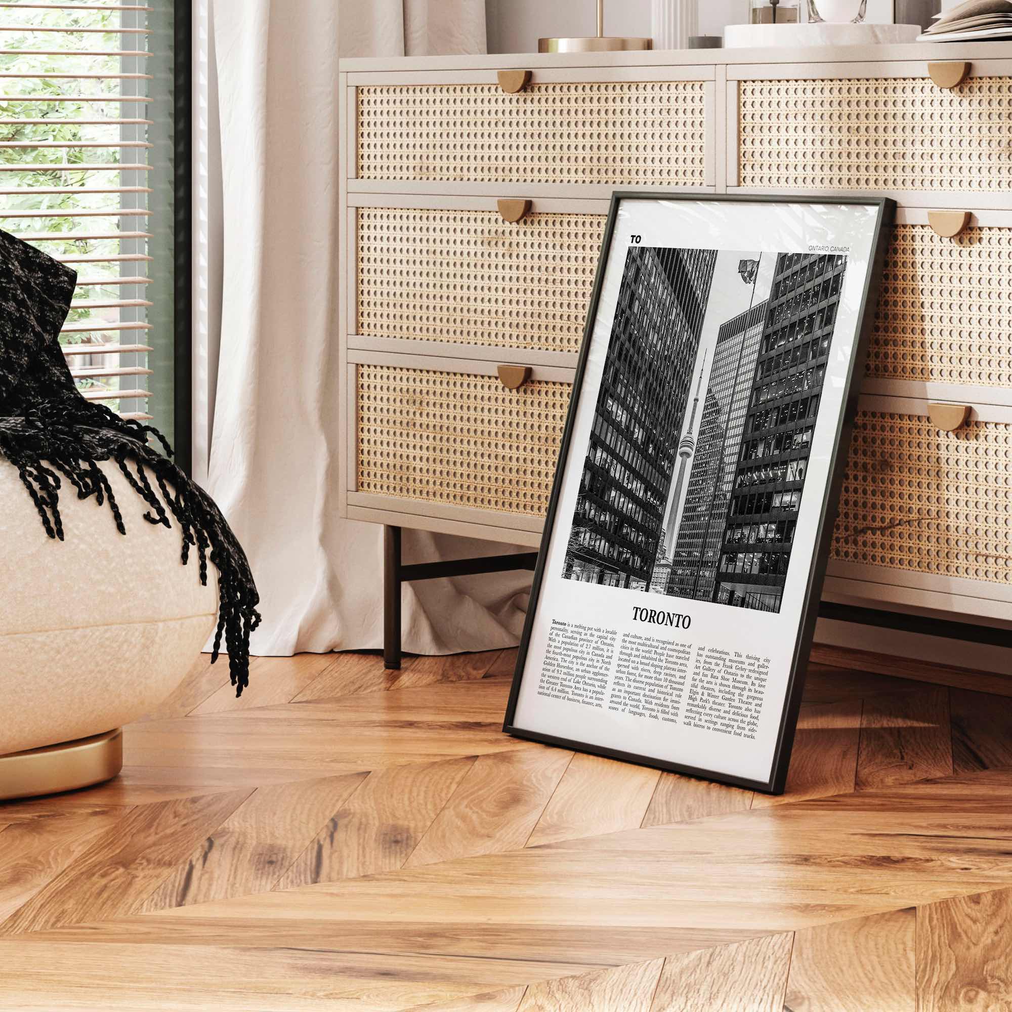 Toronto Print Black and White No 5, Toronto Wall Art, Toronto Poster, Toronto Photo, Toronto Wall Decor, Ontario, Canada, North America