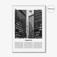 Toronto Print Black and White No 5, Toronto Wall Art, Toronto Poster, Toronto Photo, Toronto Wall Decor, Ontario, Canada, North America