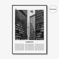 Toronto Print Black and White No 5, Toronto Wall Art, Toronto Poster, Toronto Photo, Toronto Wall Decor, Ontario, Canada, North America