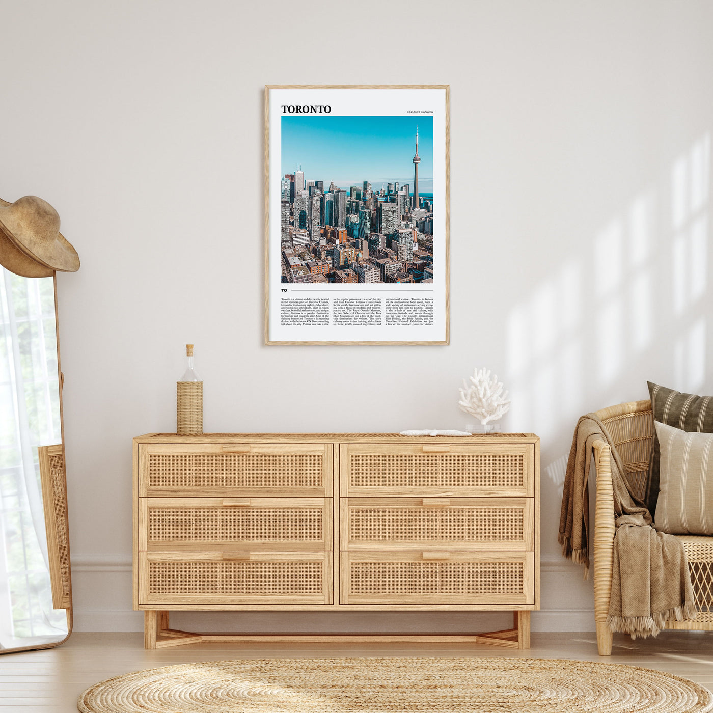 Toronto Travel Color Poster