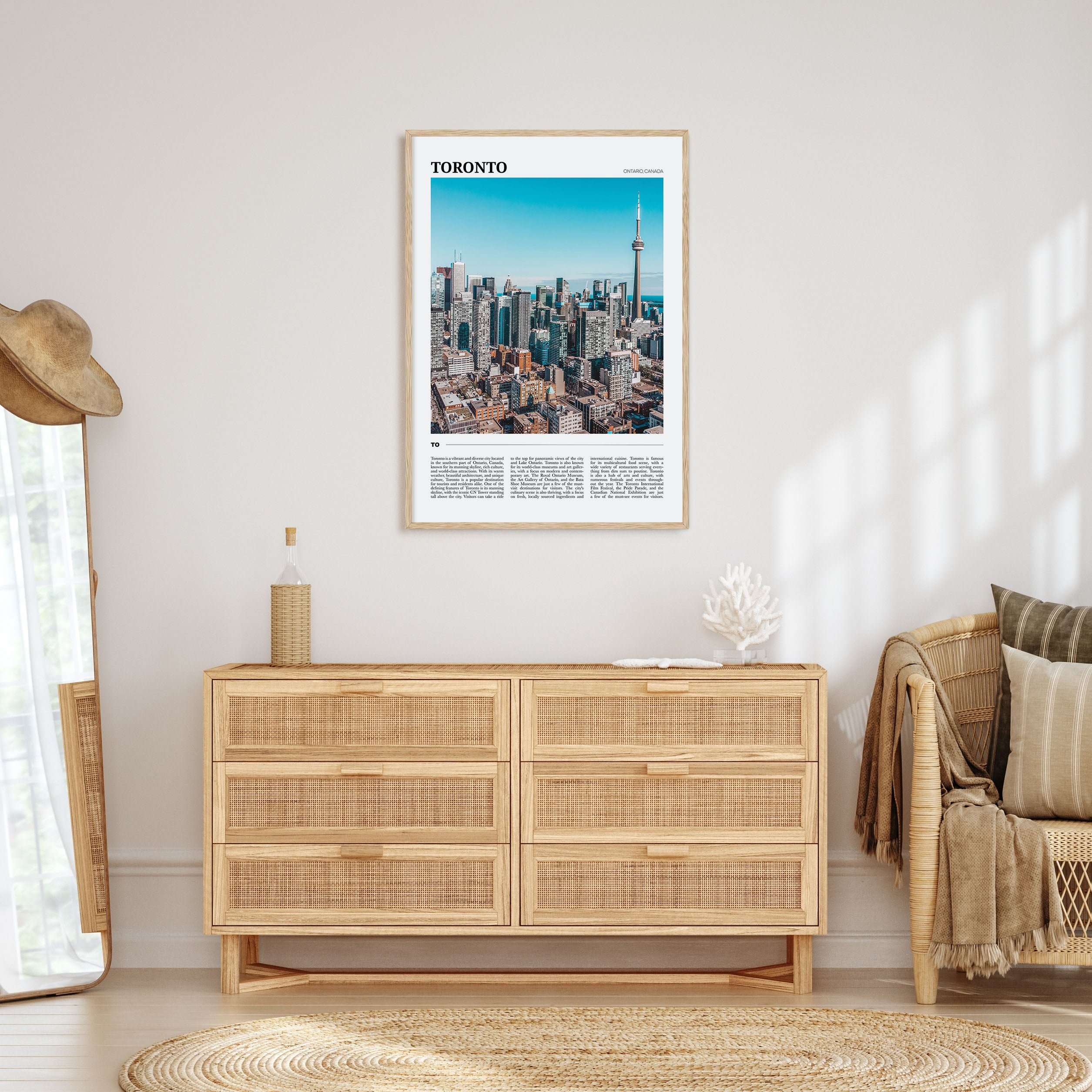 Toronto Travel Color Poster