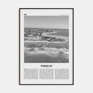 Torquay Travel B&W Poster