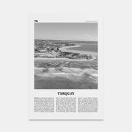 Torquay Travel B&W Poster